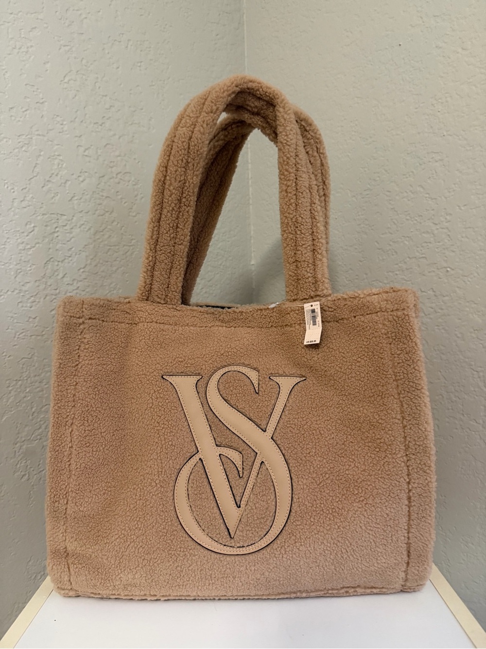 Victoria's Secret Camel Teddy Logo Tote